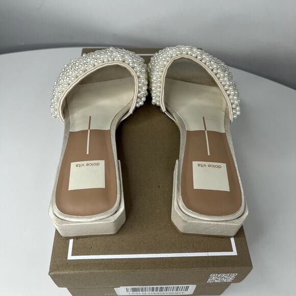 Dolce Vita Women's Halie Low Heel, Vanilla Pearls Women's Size 7.5 - Picture 5 of 7